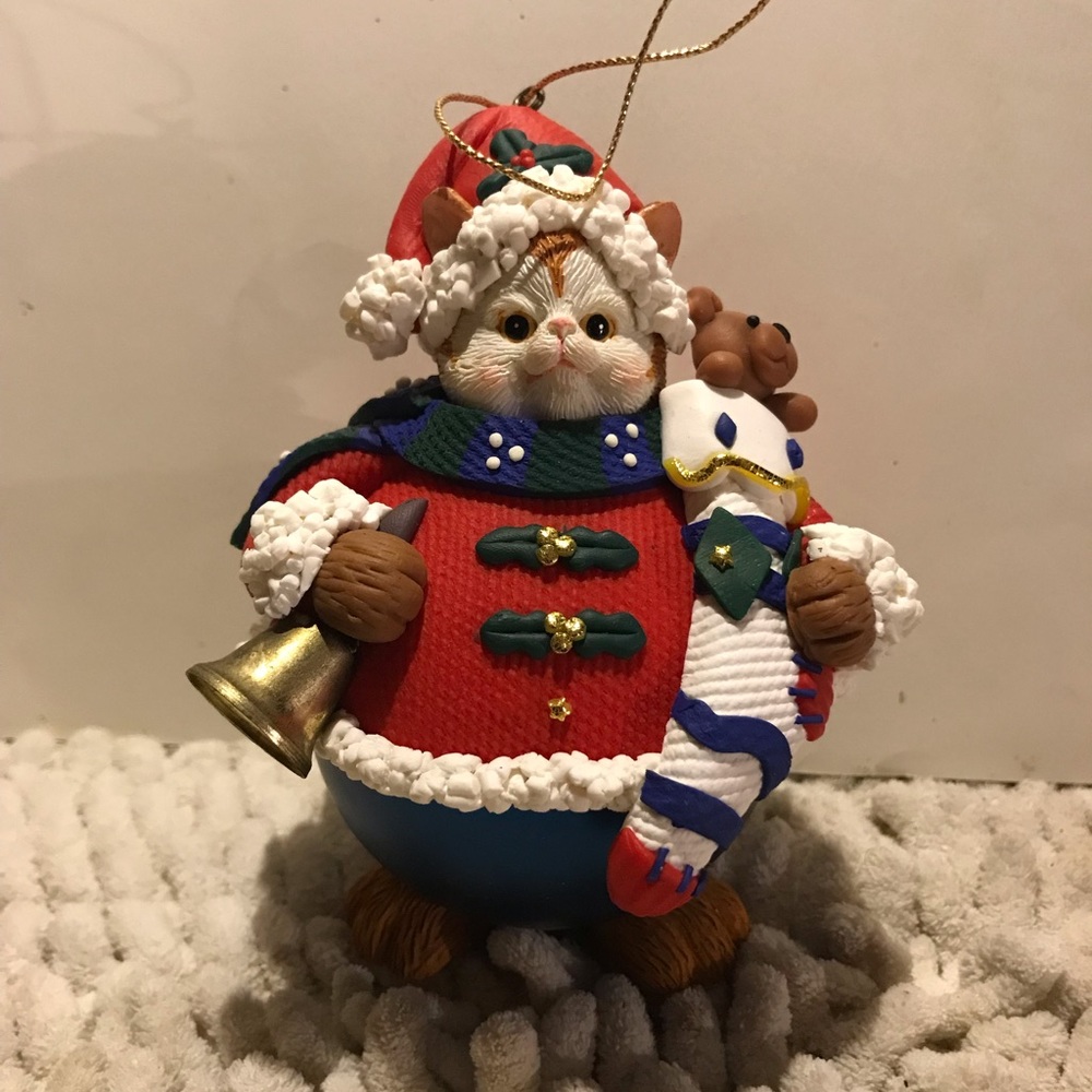 Cat Glass Tree Ornament, 1995 - Picture 2 of 4